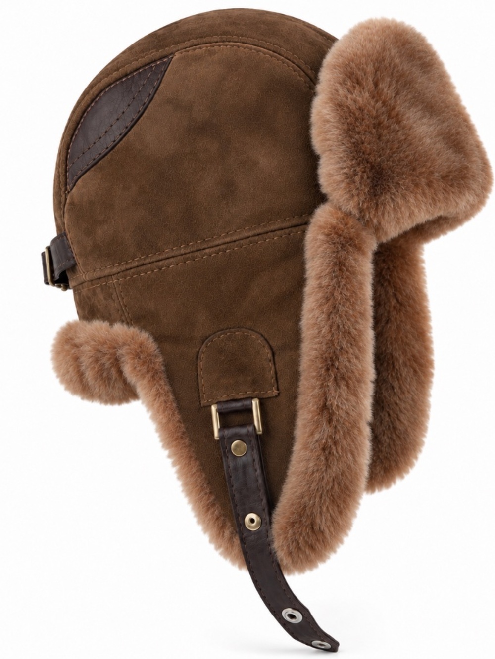 Genuine Shearling Leather Trapper Hat | Aviator Hat | Ushanka
